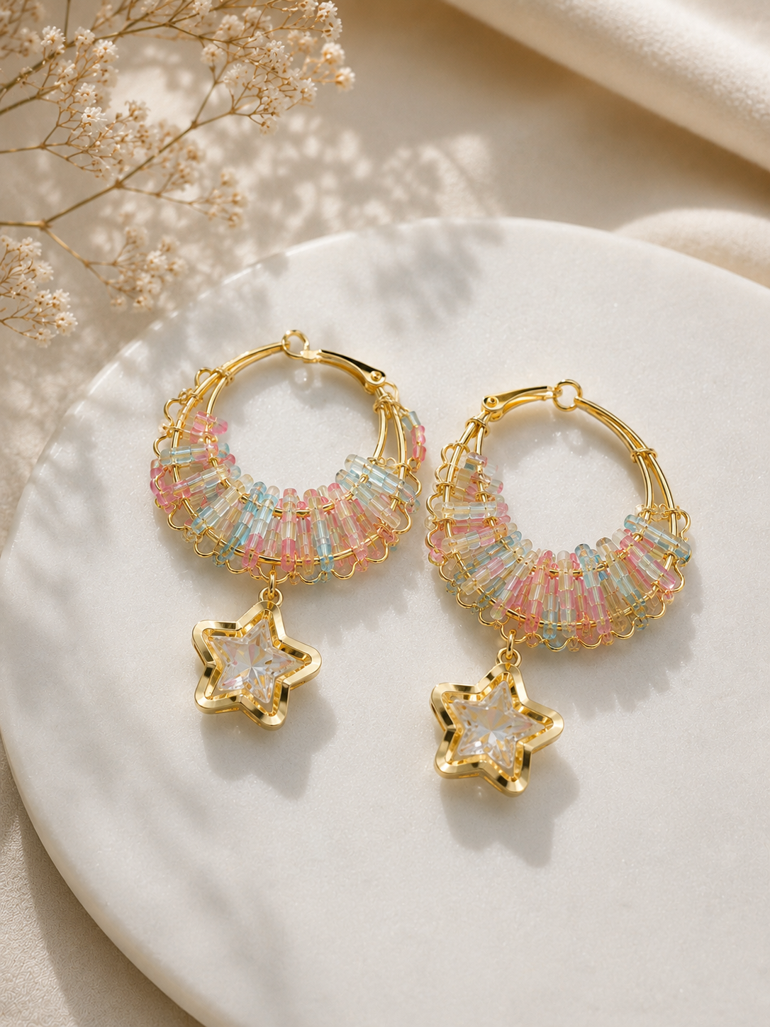 Celestia Star Hoops