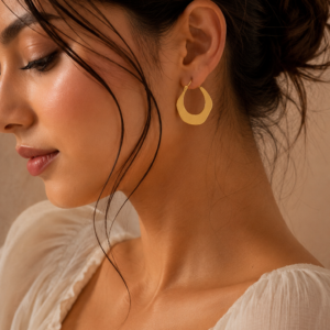 Nyra Gold Hoops